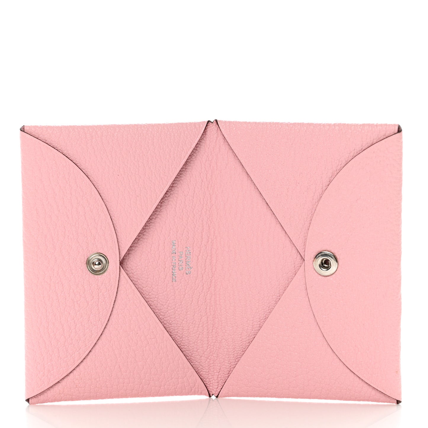 Chevre Mysore Calvi Card Case Rose Sakura