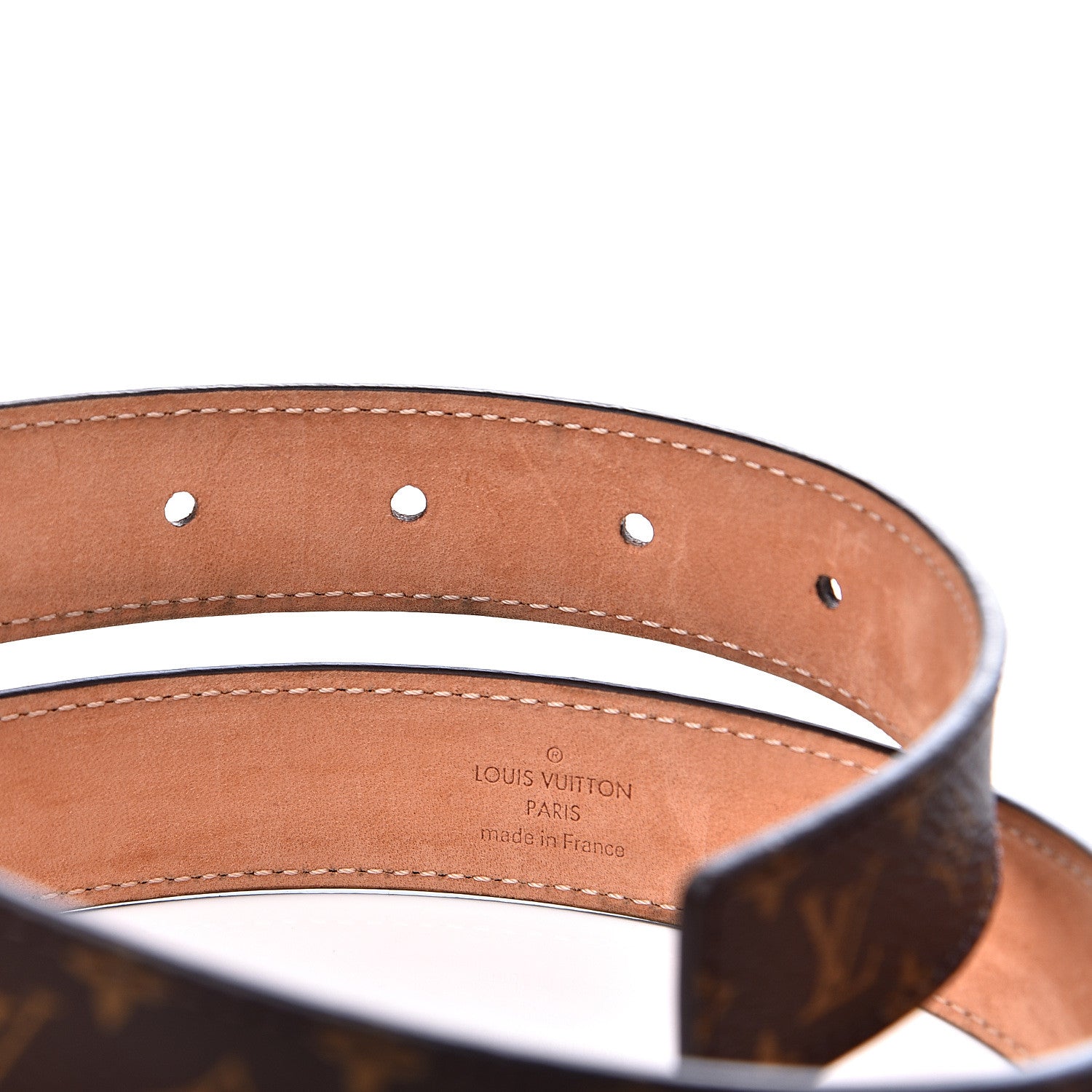 Louis Vuitton Mini Monogram 25mm LV Initiales Belt 85 34 3 of 7