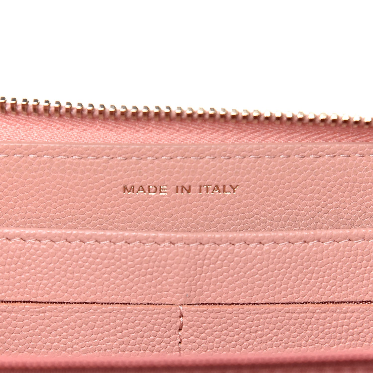 Chanel Caviar Camellia Embossed Zip Around Large Gusset Wallet Nude 7 of 15