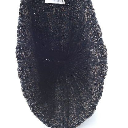 Chanel Cashmere Blend CC Beanie Hat Black Multicolor 4 of 5