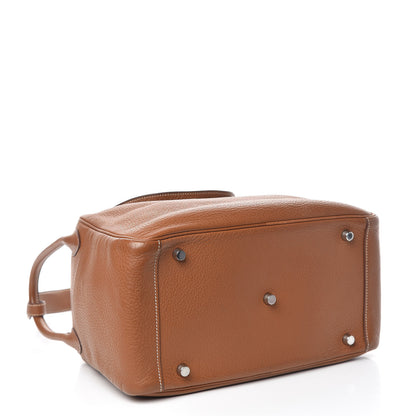 Hermes Taurillon Clemence Lindy 30 Gold 4 of 14