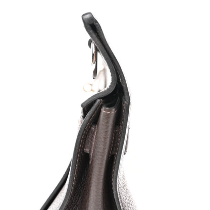 Hermes Taurillon Clemence Jypsiere 34 Chocolate 12 of 12