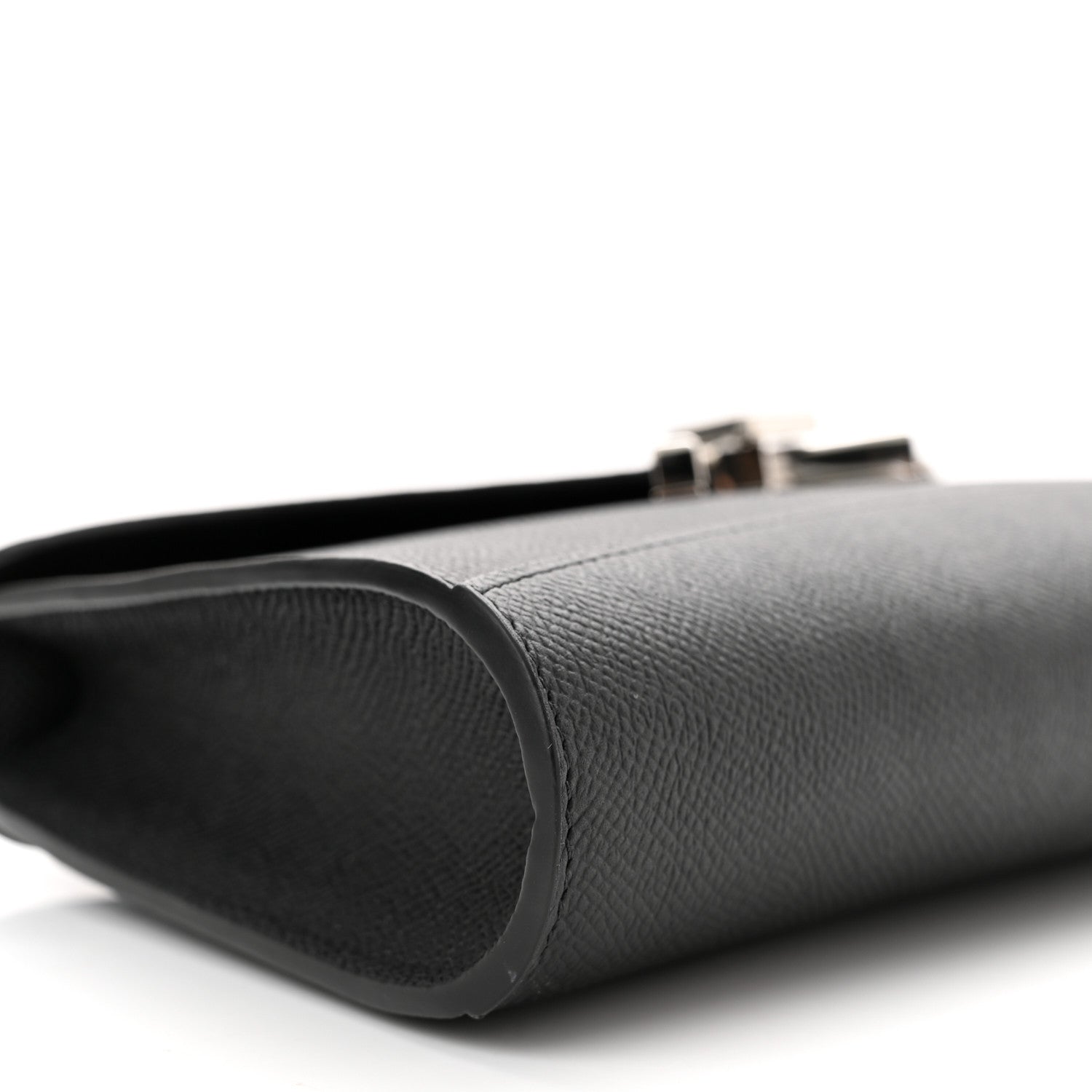 Moynat Carat Calfskin Gabrielle Clutch Black 9 of 10