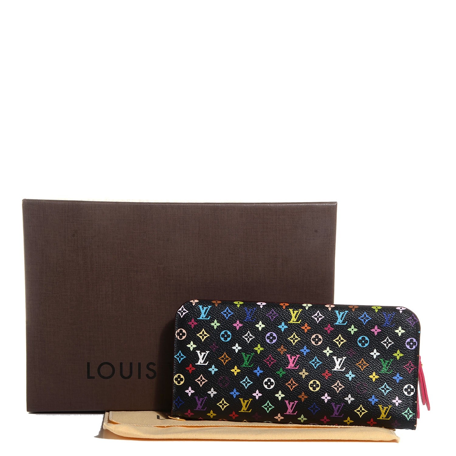 Louis Vuitton Monogram Multicolor Insolite Wallet Black Grenade 7 of 7