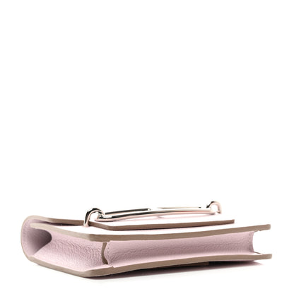 Hermes Evercolor Bi-Color Roulis Slim Wallet Mauve Pale Rouge Sellier 5 of 9