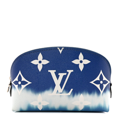 Louis Vuitton LOUIS VUITTON Monogram Giant Escale Cosmetic Pouch Blue 1 of 7