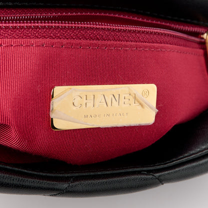 Chanel Lambskin Quilted Medium Chanel 19 Flap Black 8 of 13