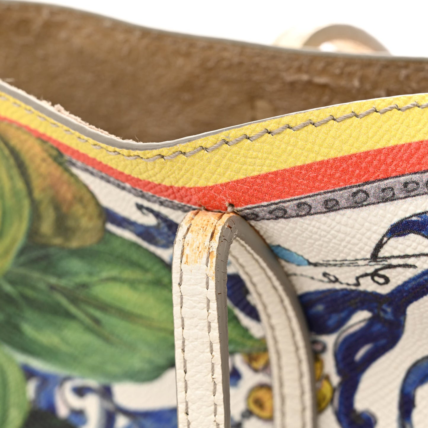 Dauphine Printed Escape Portofino Tote White Multicolor