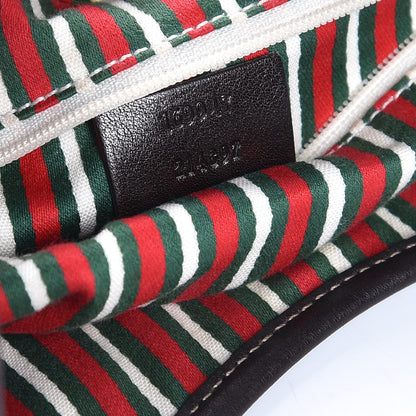 Gucci Monogram Medium New Britt Hobo Dark Brown 7 of 7