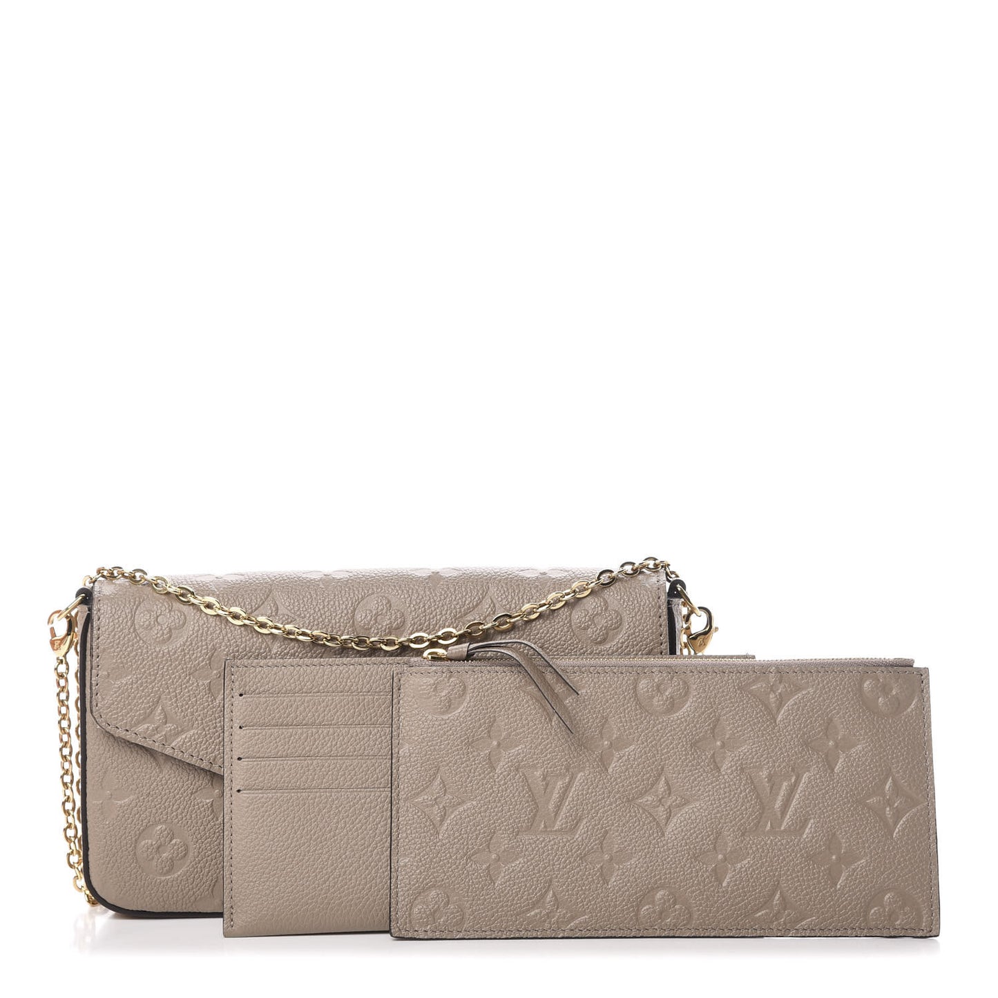 Empreinte Pochette Felicie Chain Wallet Tourterelle