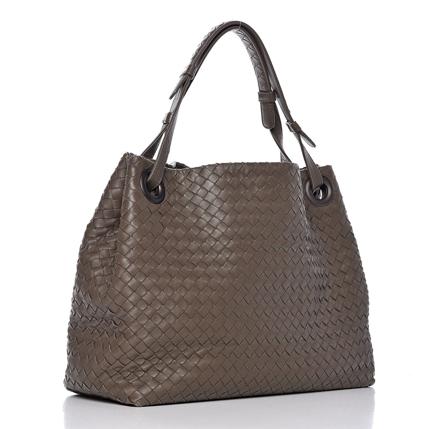 Nappa Intrecciato Medium Garda Bag Shadow