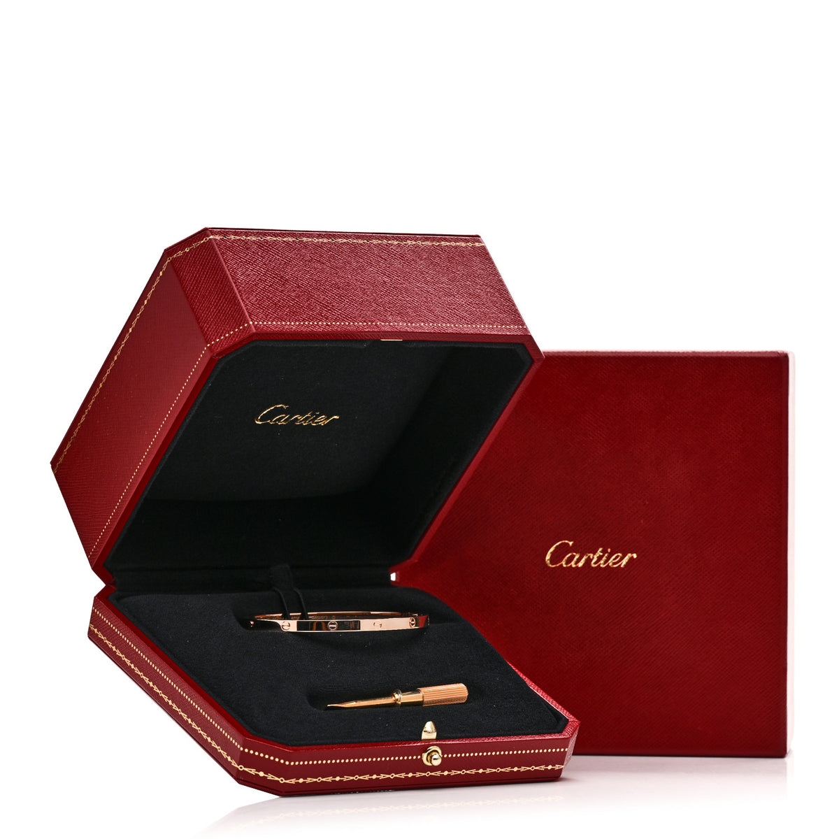 Cartier 18K Pink Gold Small LOVE Bracelet 17 8 of 8