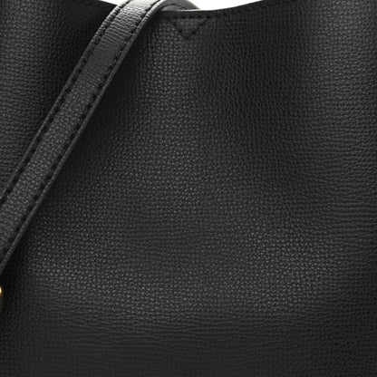 Burberry London Grainy Calfskin Small Lorne Bucket Crossbody Black 8 of 10