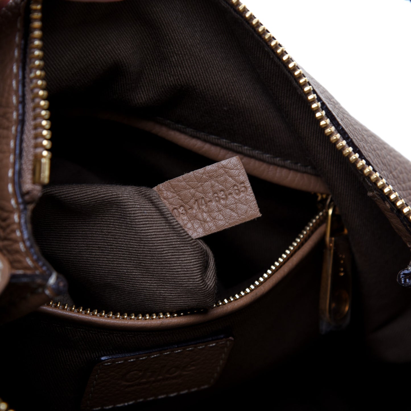 Calfskin Medium Marcie Hobo Nut