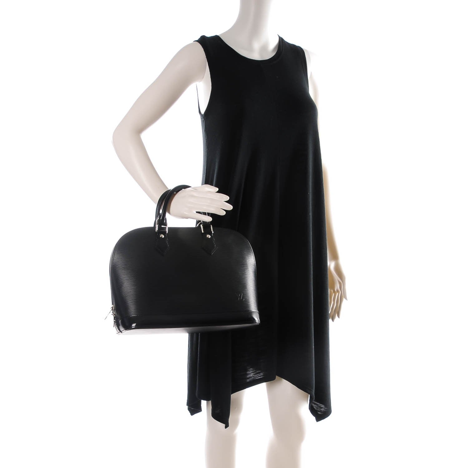 Louis Vuitton Epi Alma PM Black 2 of 8