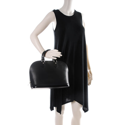 Louis Vuitton Epi Alma PM Black 2 of 8