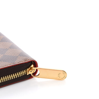 Louis Vuitton Damier Ebene Studded Zippy Wallet Cherry 6 of 8