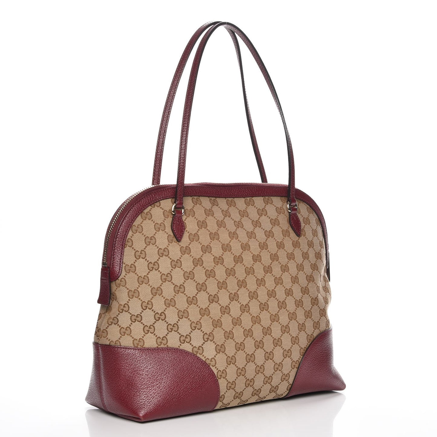 Monogram Medium Bree Shoulder Bag Ruby Red