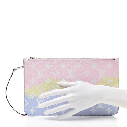 Louis Vuitton Monogram Escale Neverfull MM GM Pochette Pastel 2 of 7