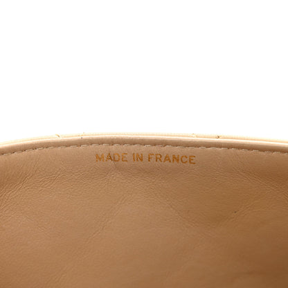 Chanel Lambskin Quilted Medium Single Flap Beige 9 of 14