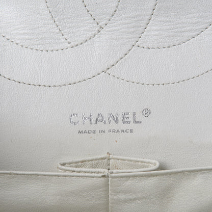 Chanel Distressed Patent Quilted 2.55 Reissue Flap 227 White 13 of 15