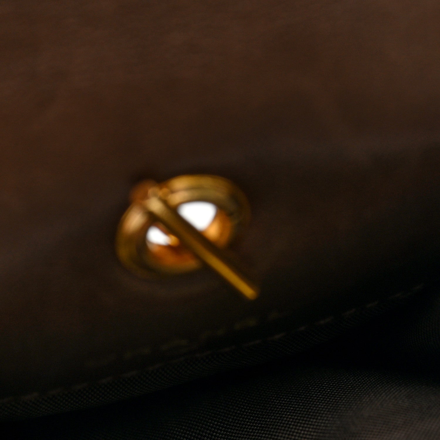 Chanel Suede CC Triple Pocket Belt  80 32 Brown 4 of 9