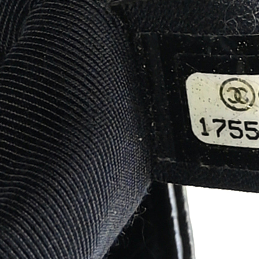 Calfskin Small Cerf Executive Shopper Tote Black