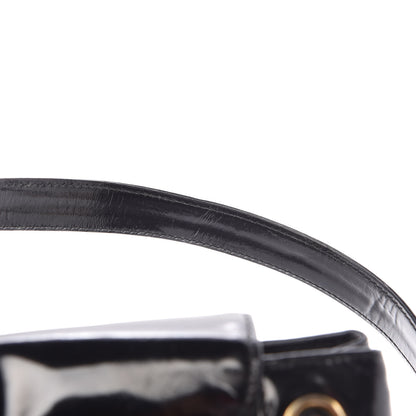 Chanel Patent Flap Shoulder Bag Black 18 of 21