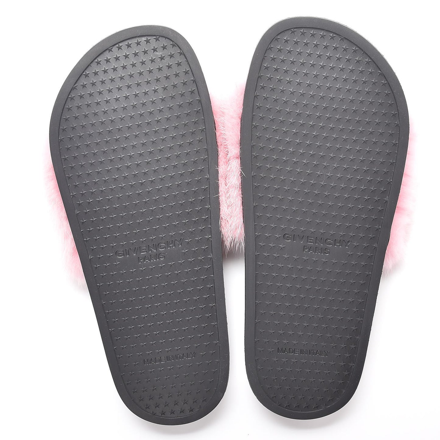 Mink Rubber Slide Sandals 37 Pink