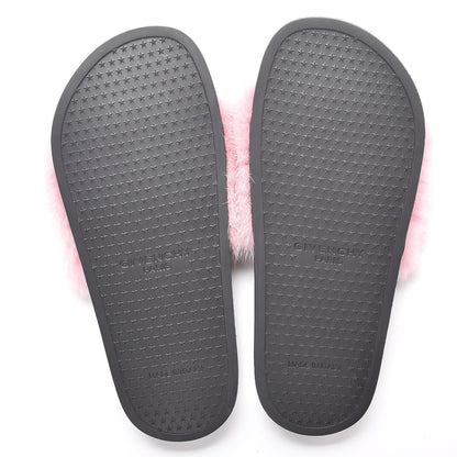 Givenchy Mink Rubber Slide Sandals 37 Pink 7 of 11
