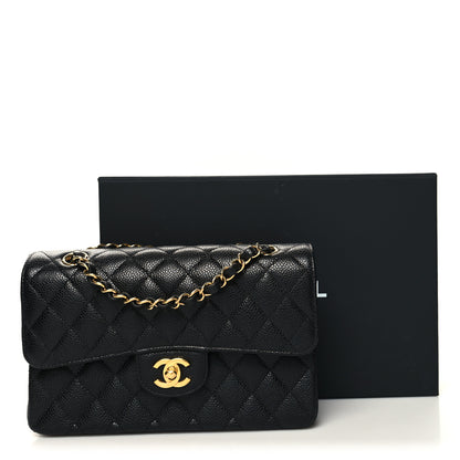 Chanel Caviar Quilted Small Double Flap Black 11 of 11