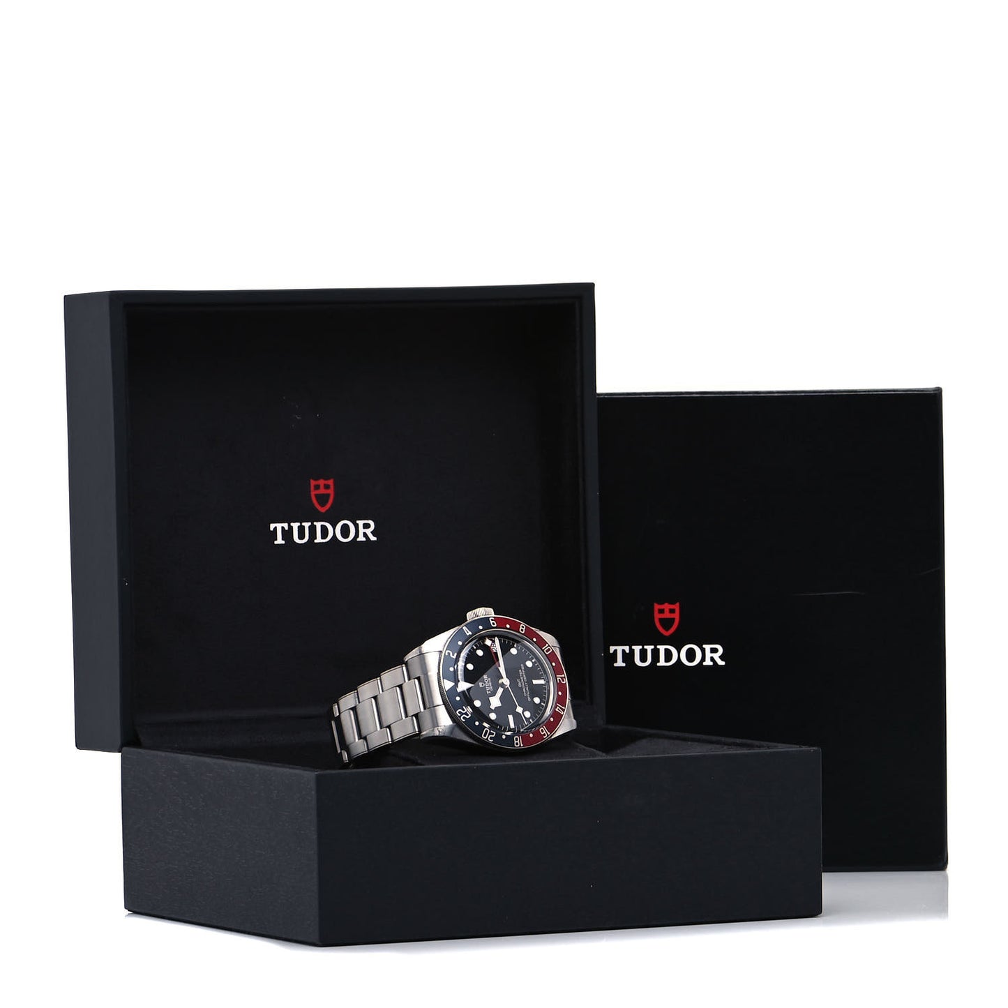 Stainless Steel 41mm Black Bay GMT Automatic Watch Black 79830RB