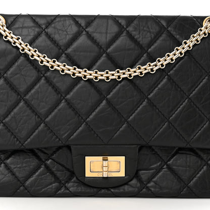 Chanel Aged Calfskin Quilted 2.55 Reissue 227 Flap Black 8 of 10