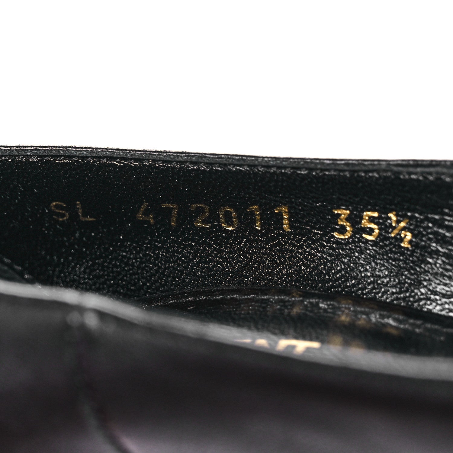 Saint Laurent Calfskin Opyum 110 Pumps 35.5 Black 8 of 11
