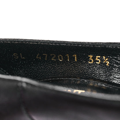 Saint Laurent Calfskin Opyum 110 Pumps 35.5 Black 8 of 11