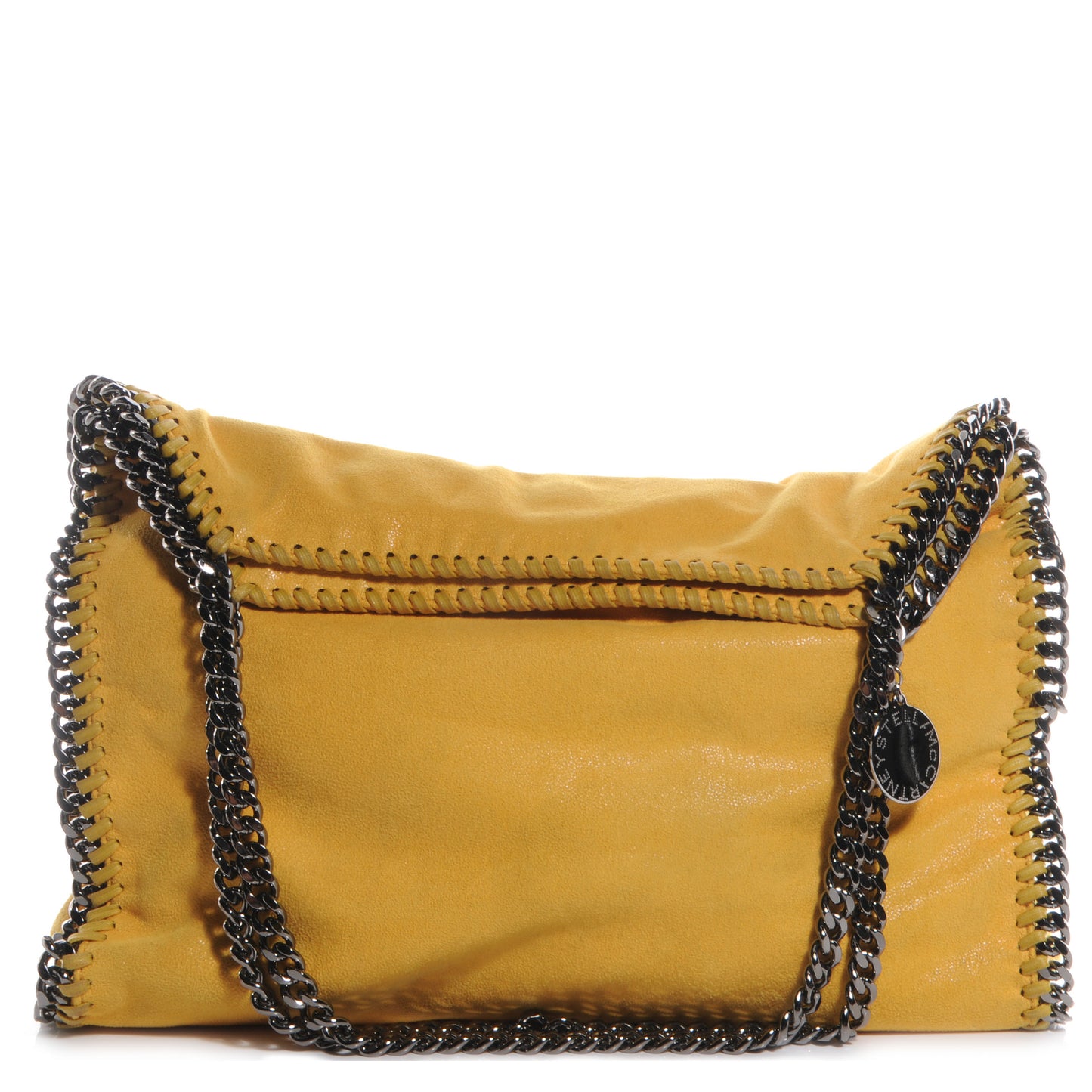 Faux Leather Shaggy Deer Falabella Yellow