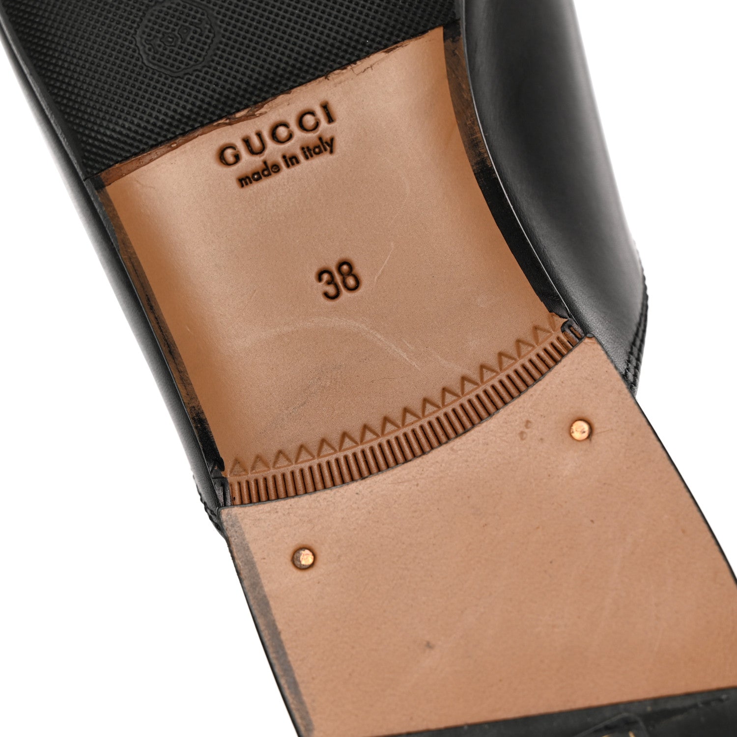 Gucci Calfskin Womens Princetown Slippers 38 Black 16 of 20