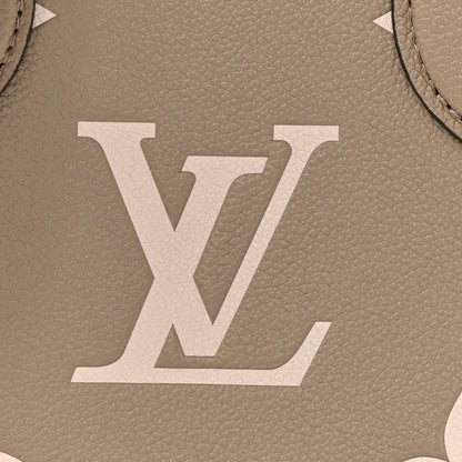 Louis Vuitton Empreinte Monogram Giant Onthego PM Tourterelle Creme 7 of 12