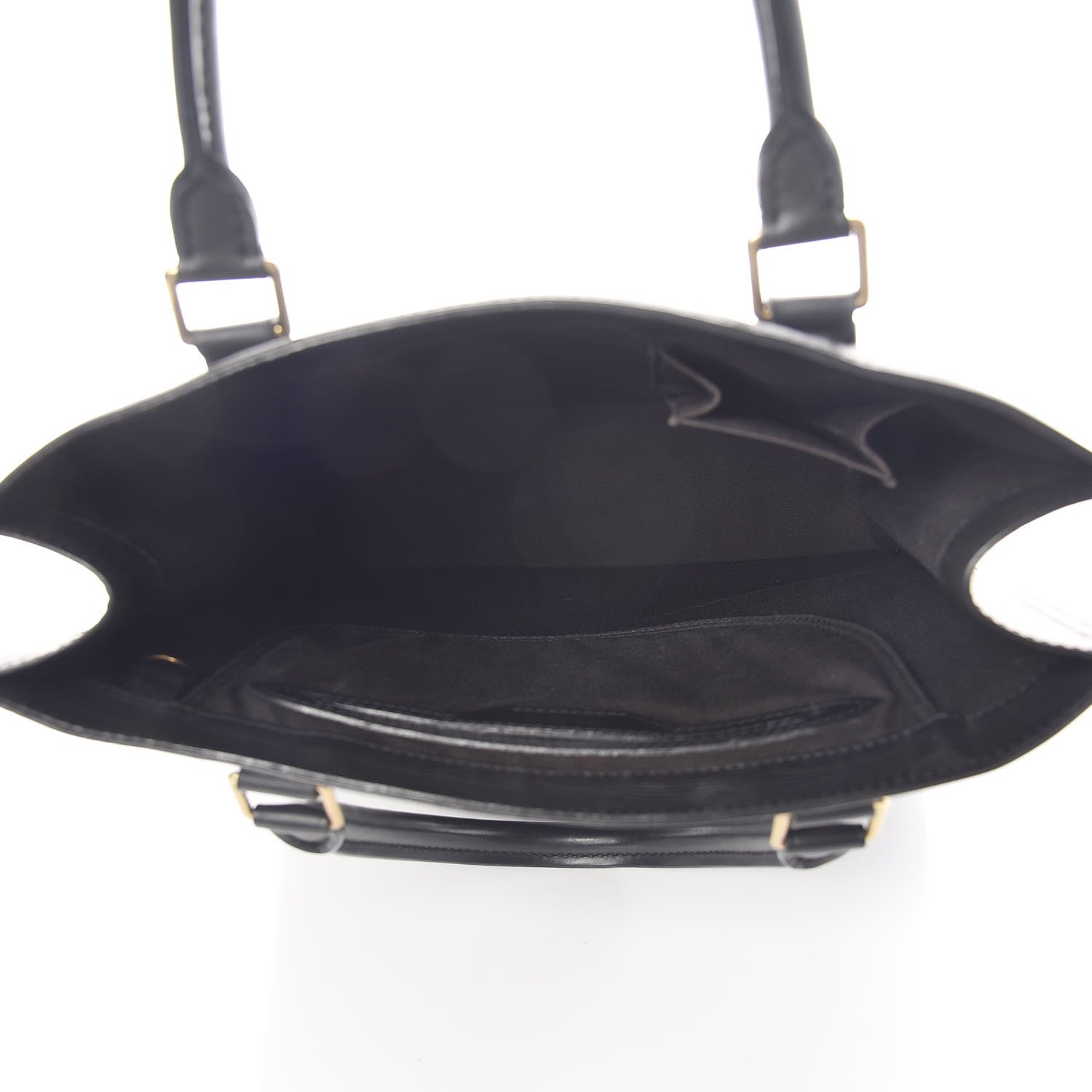 Louis Vuitton Epi Sac Plat PM Black 5 of 10
