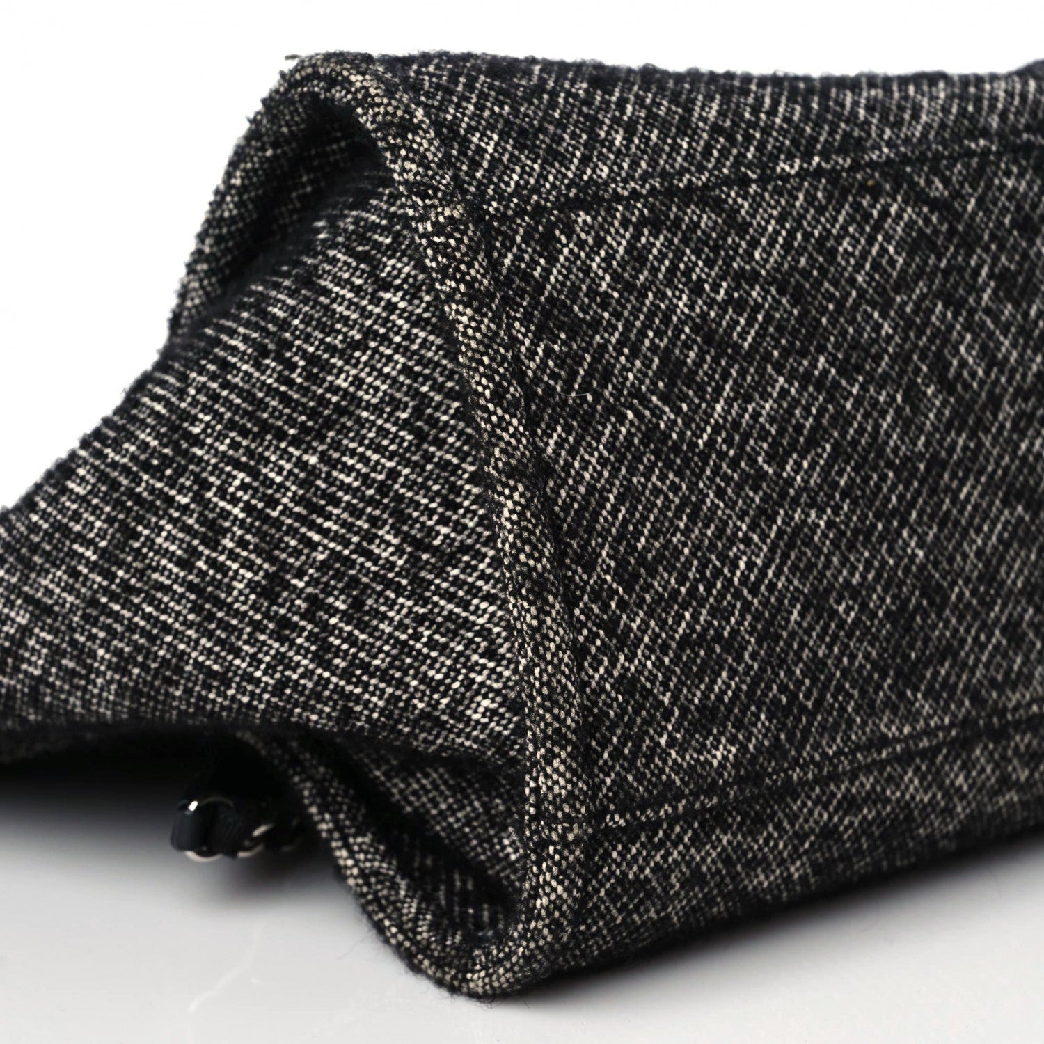 Chanel Mixed Fibers Calfskin Medium Deauville Tote Black 10 of 11
