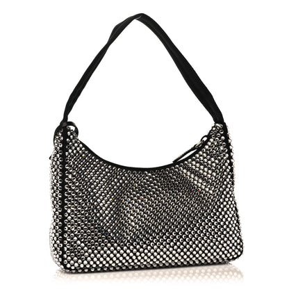Prada Satin Crystal Mini Re-Edition 2000 Bag Cristal 3 of 9