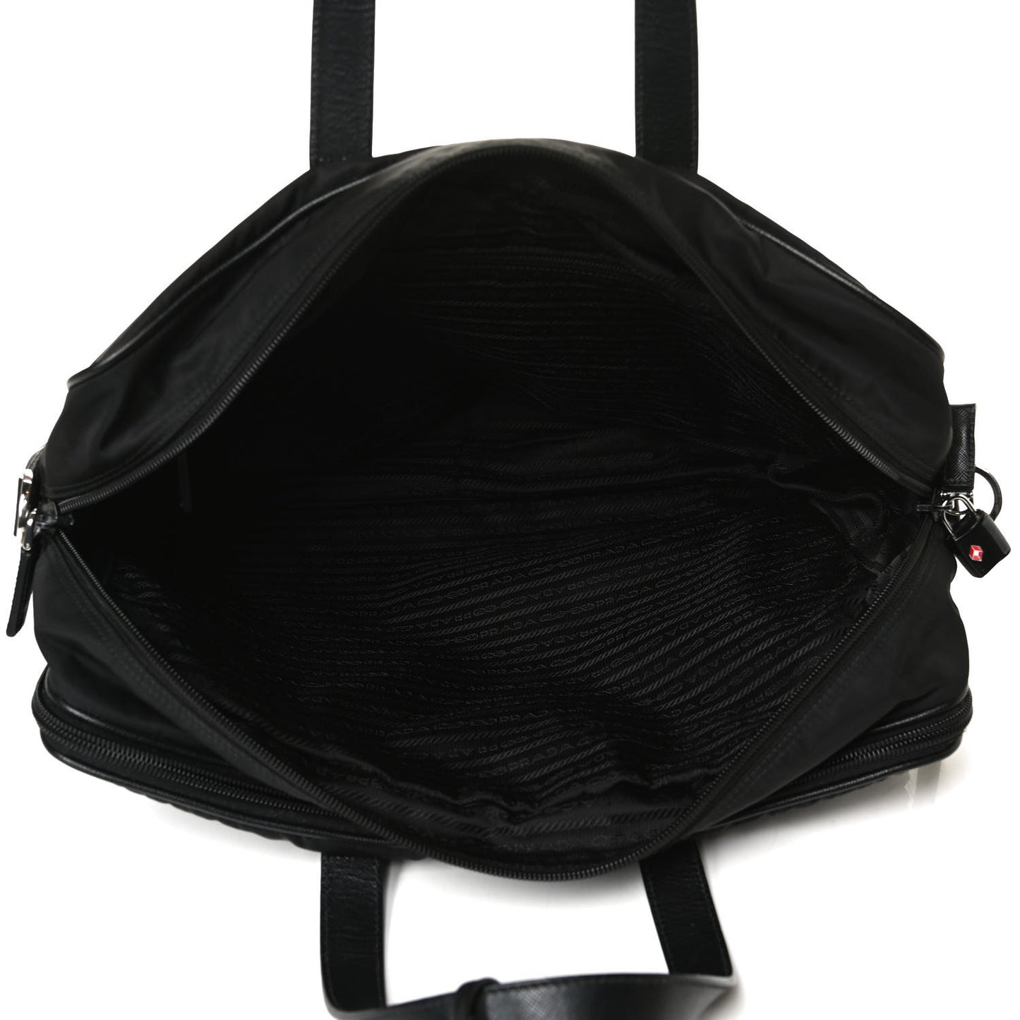 Tessuto Nylon Briefcase Black