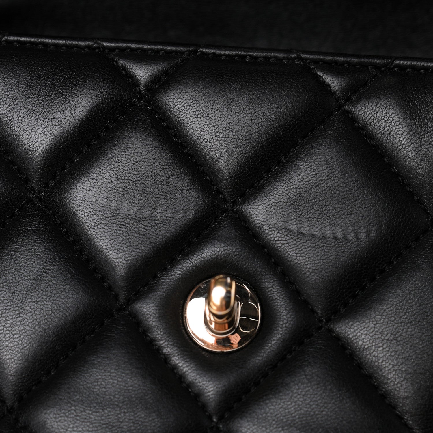 Chanel Lambskin Quilted Medium Trendy CC Flap Dual Handle Bag Black 5 of 5