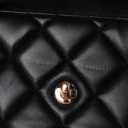 Chanel Lambskin Quilted Medium Trendy CC Flap Dual Handle Bag Black 5 of 5