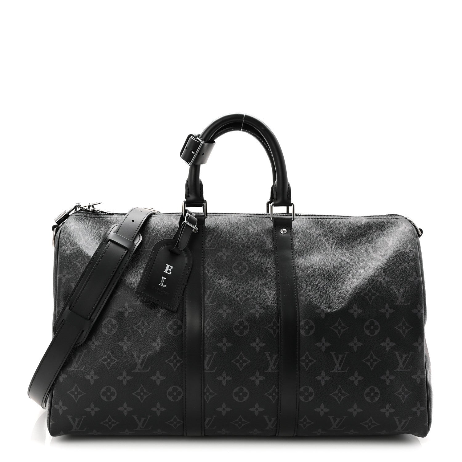 Louis Vuitton Monogram Eclipse Keepall Bandouliere 45 1 of 10