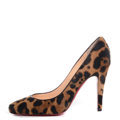 Christian Louboutin Calf Hair Leopard Particule 100 Pumps 35 1 of 5