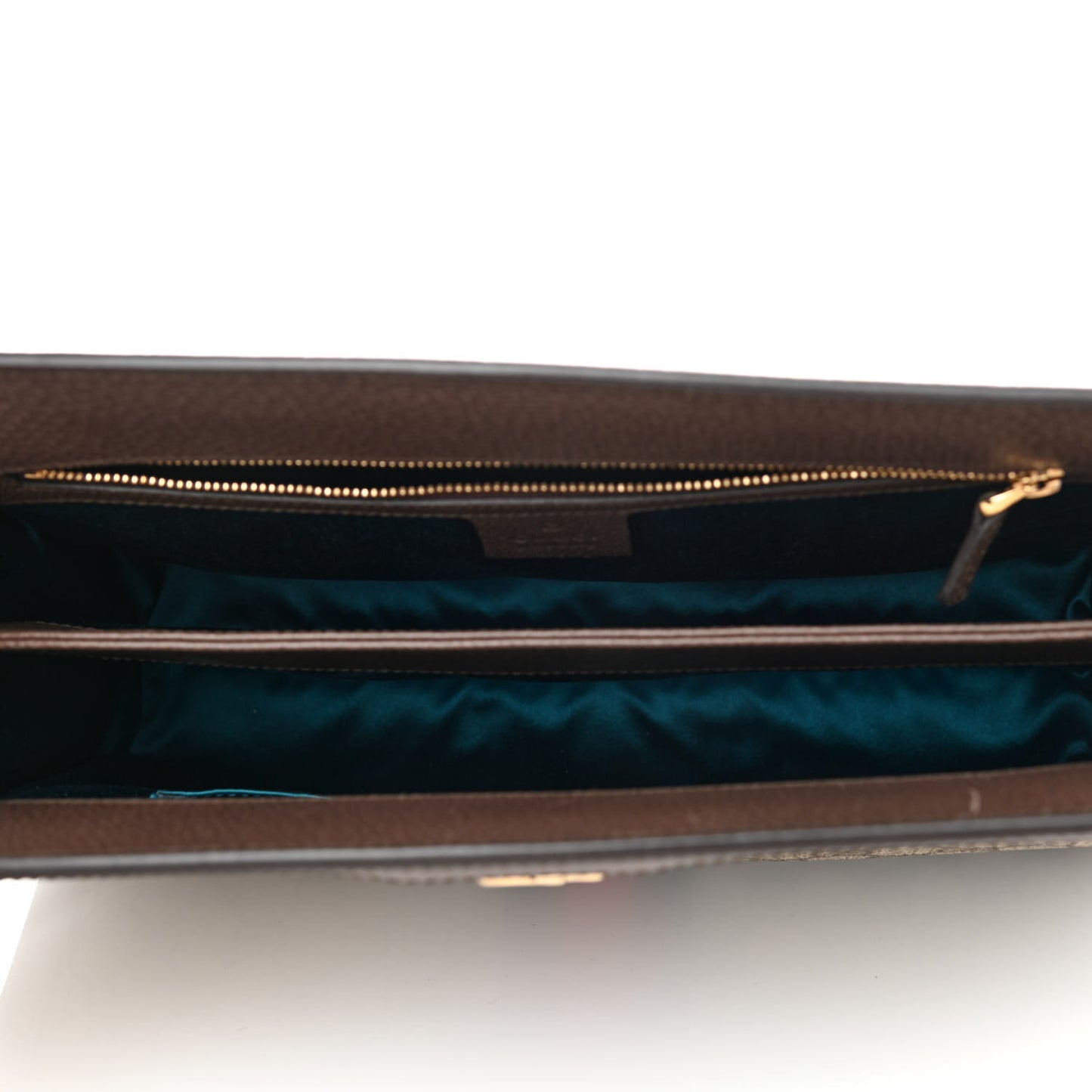 GG Supreme Monogram Web Medium Ophidia Chain Shoulder Bag Brown