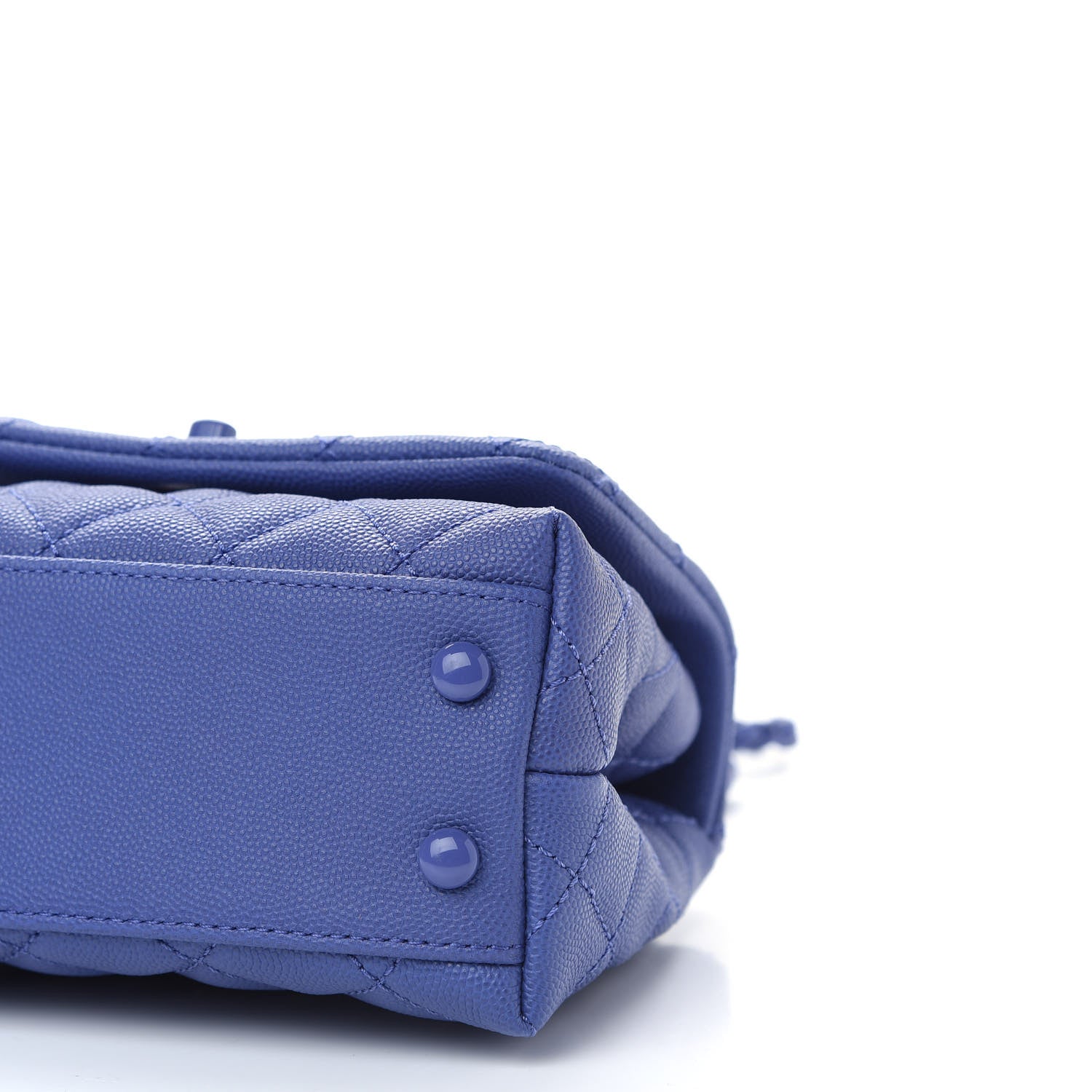 Chanel Caviar Quilted Incognito Extra Mini Coco Handle Flap Blue 9 of 9