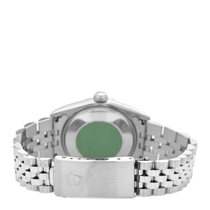 Rolex Stainless Steel 18K White Gold Diamond 31mm Oyster Perpetual Datejust Watch Silver Jubilee 78274 3 of 4