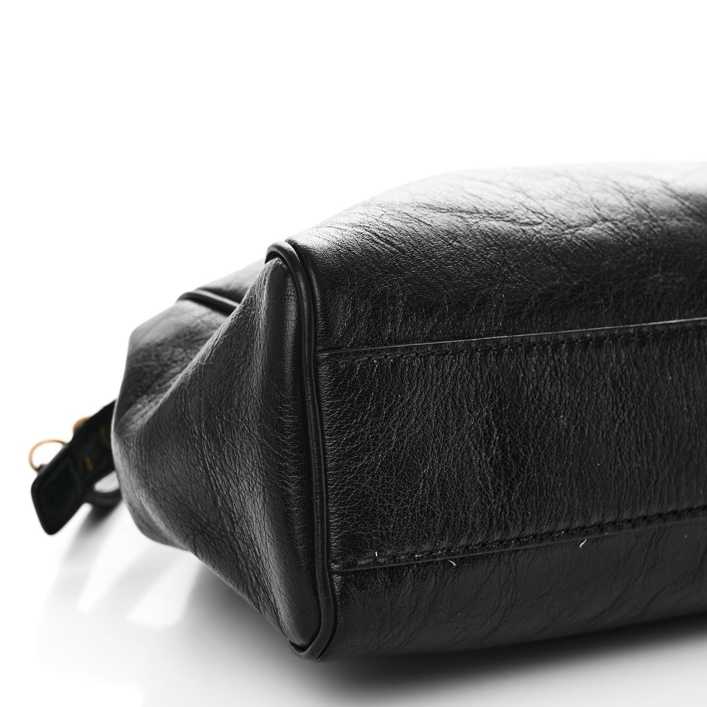 Calfskin Medium Re(Belle) Top Handle Bag Black